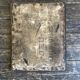 19th mirror with mercury glass 26x33cm