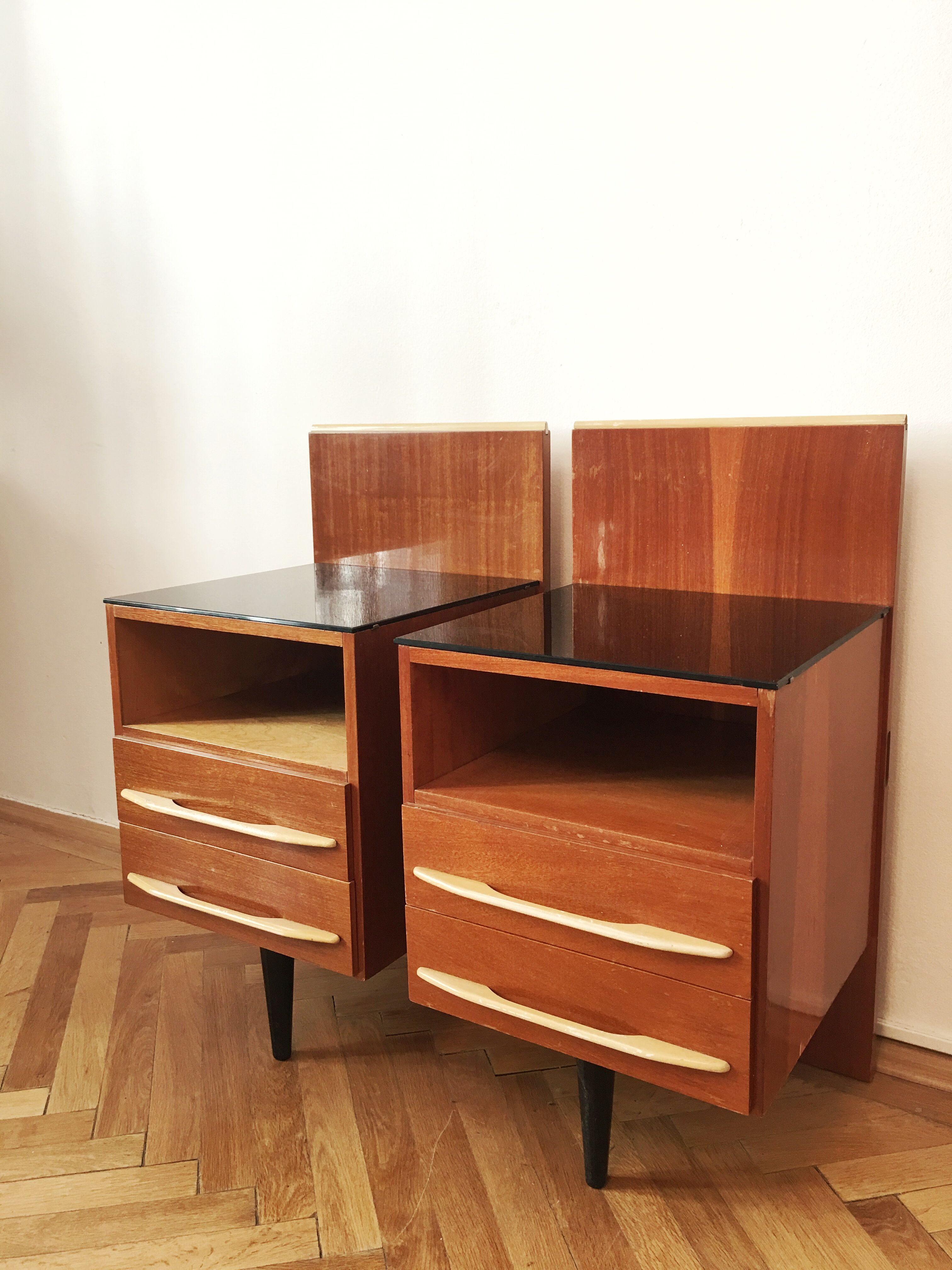 Nightstands by Mojmir Pozar for UP Zavody, 1960s, pair