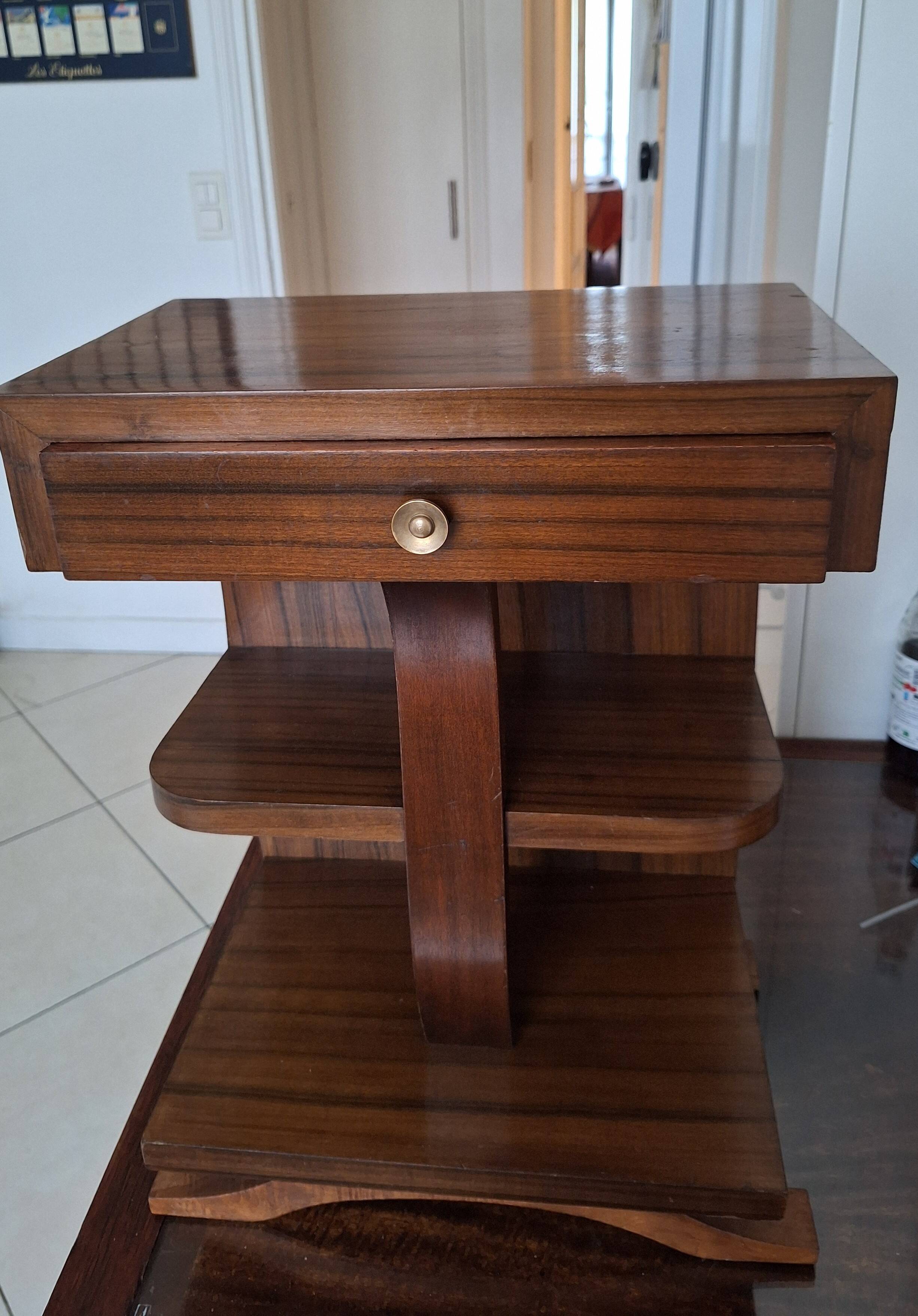 Adorable little Art Deco bedside table