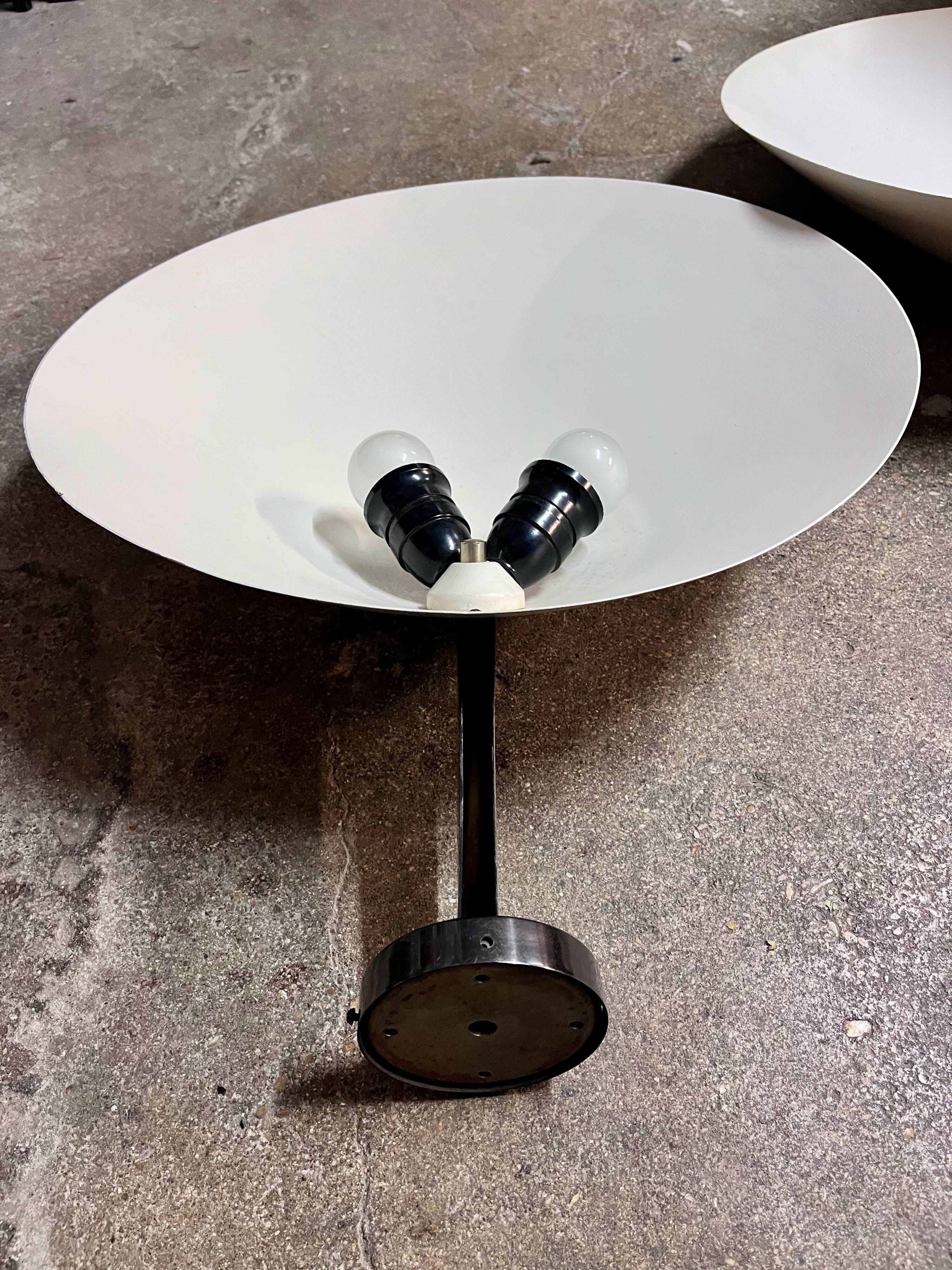 Pair of wall lamps by Guiseppe Ostuni, O-luce Edition, 1950s