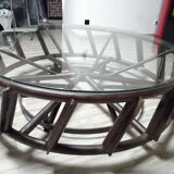 Industrial coffee table