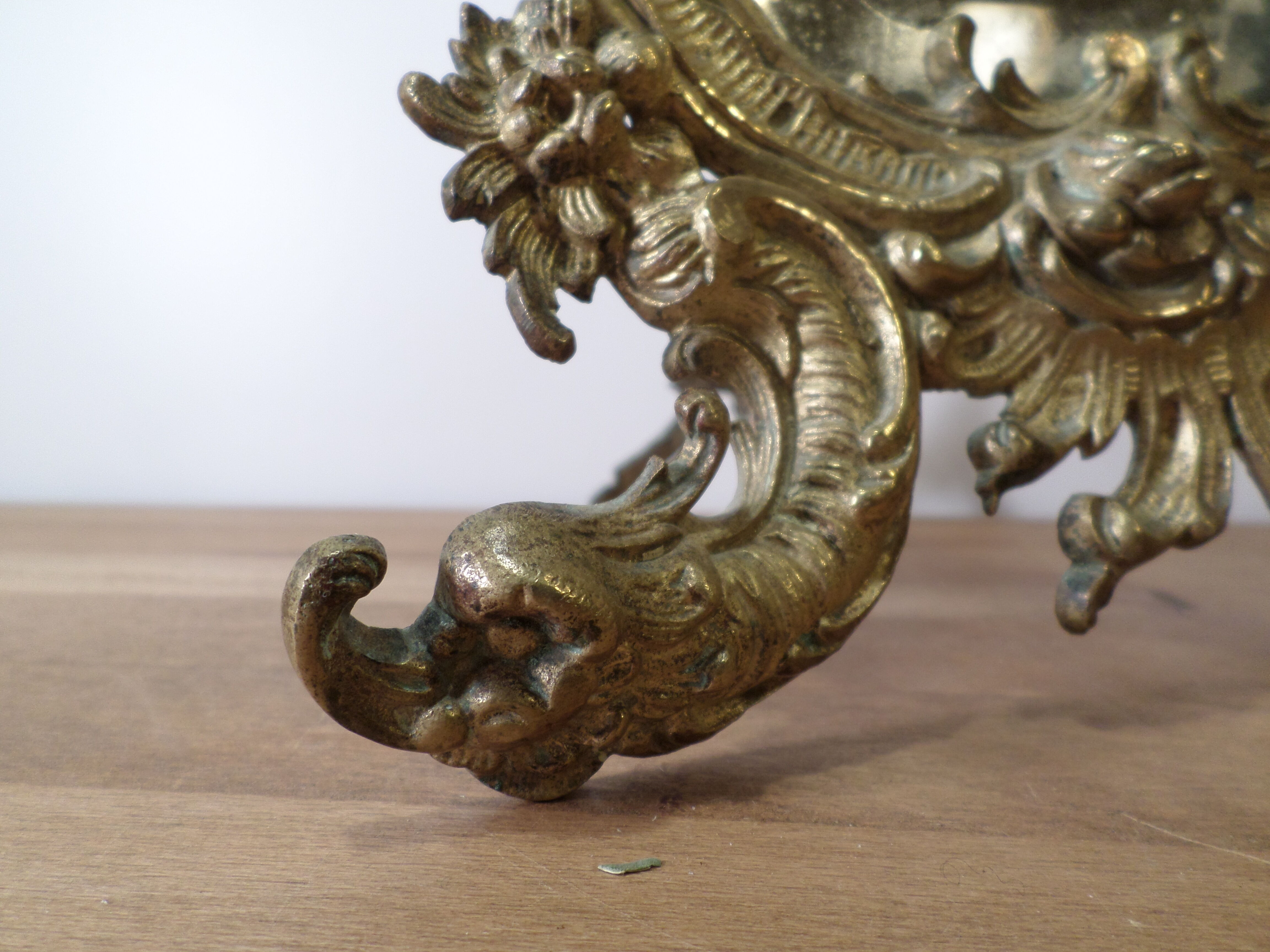 Baroque mirror bronze