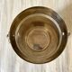 Champagne bucket in silver metal