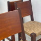 4 modernist chairs from the 1950s.