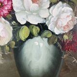 Large flower bouquet painting