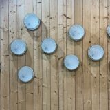 Ceiling or wall light from the Holophane brand from the 1960s - Glass and metal