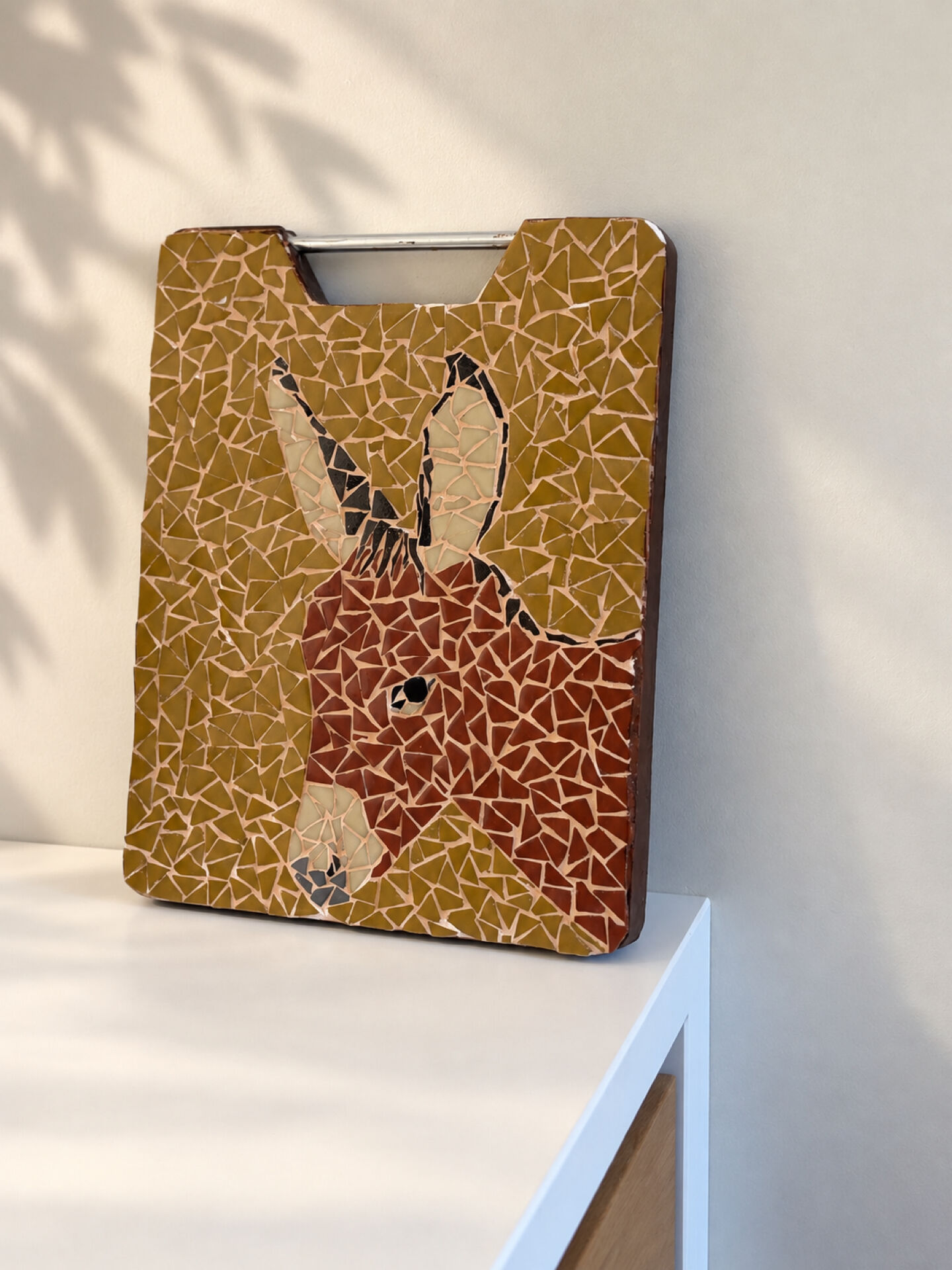 Vintage decorative mosaic chopping board