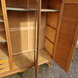 Armoire à 3 portes vintage des années 60/70