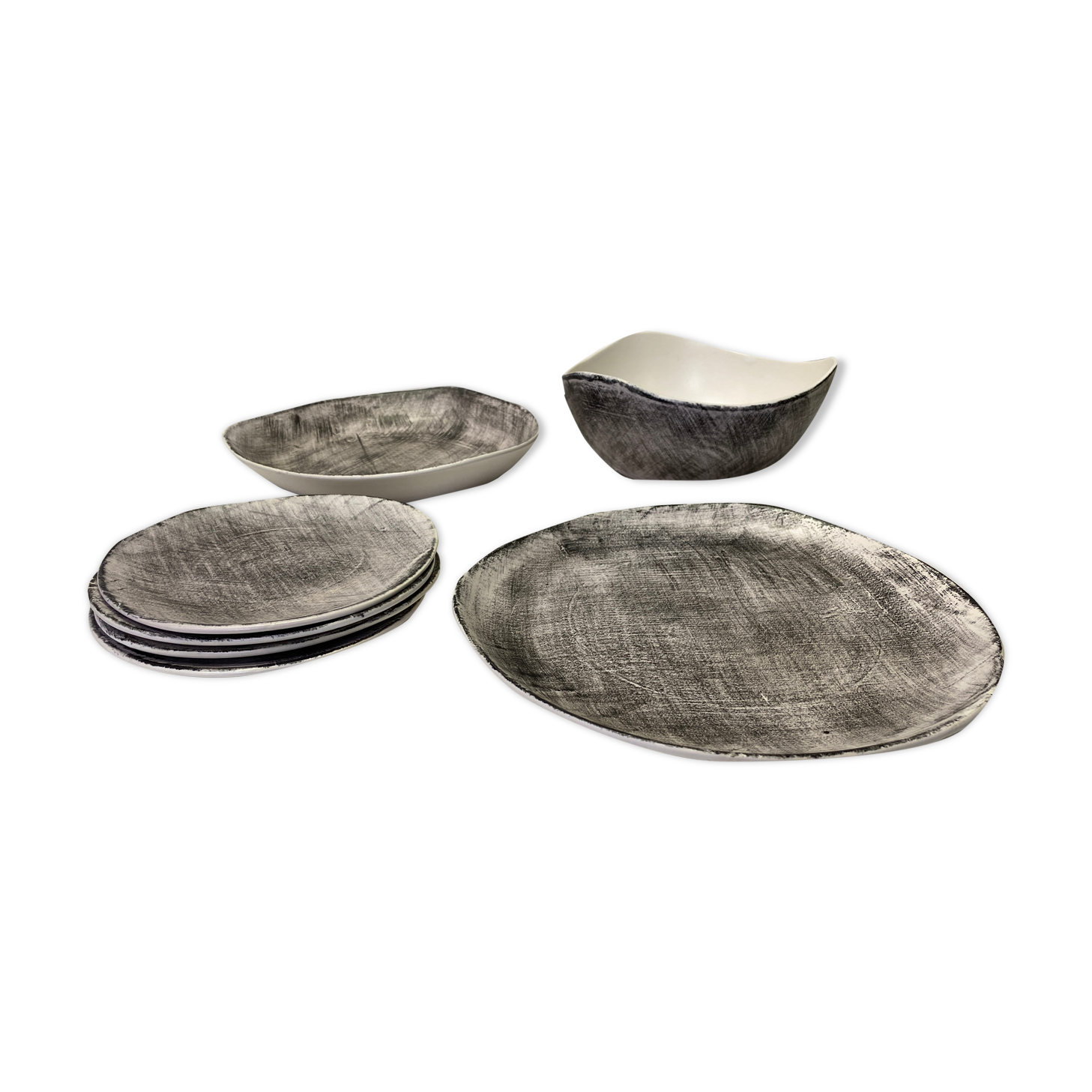 7-course set Niderviller Twilight model