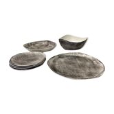 Ensemble de 7 plats Niderviller modèle Crépuscule