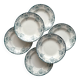 6 Suzanne, Saint Amand and Hamage ironstone soup plates
