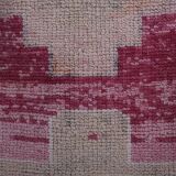 Vintage Turkish rug from Oushak, hand-woven 91x300 cm