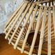 Large vintage pendant light in bamboo and rattan, circa 1960's