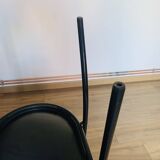 Set of 4 Steelmobil black chairs