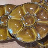 Gien earthenware oyster plates