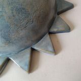 Vintage ceramic sun signed