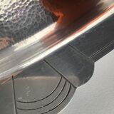 Metal art deco rectangle tray
