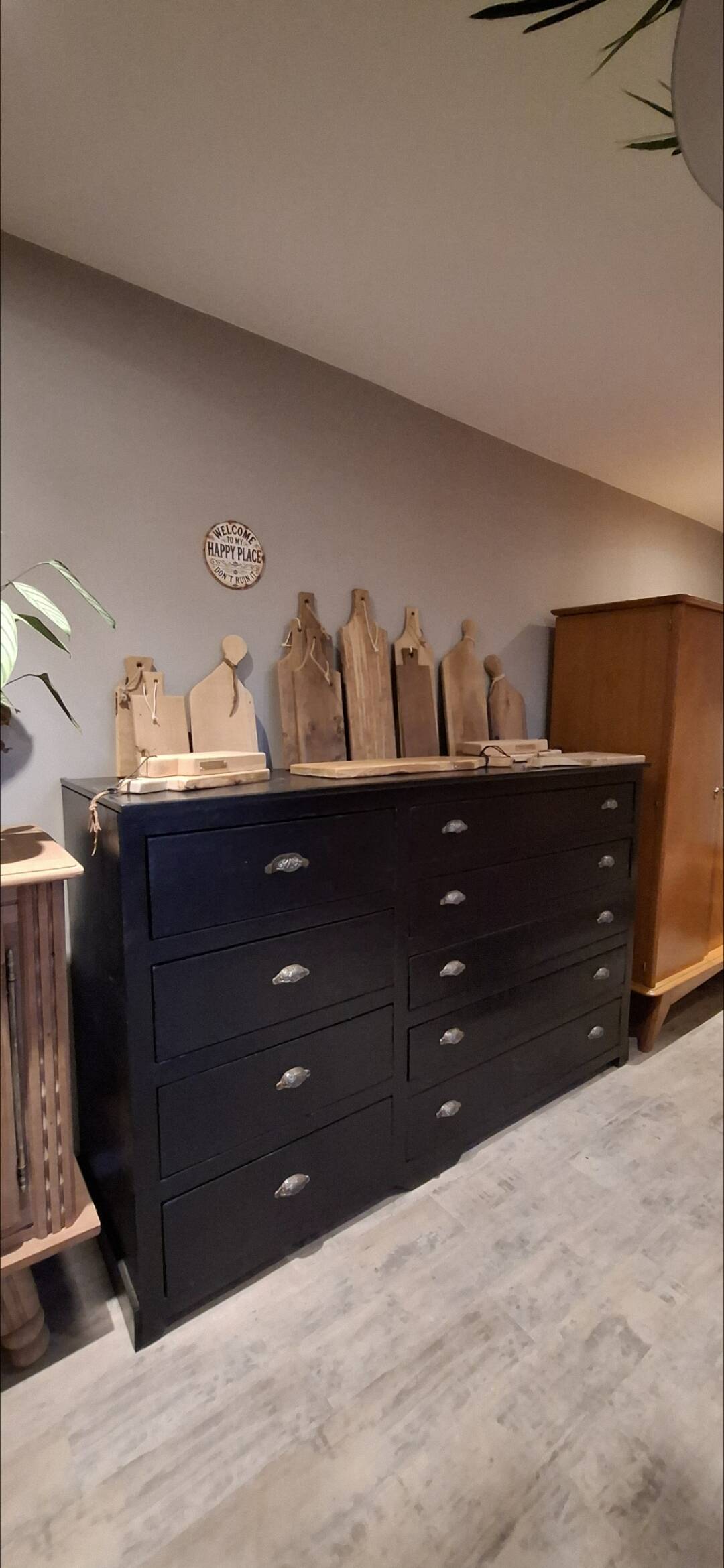 Renovated workshop furniture