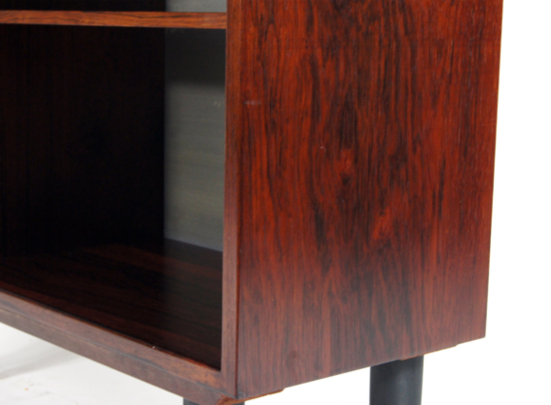 Modern Danish vintage retro rosewood library
