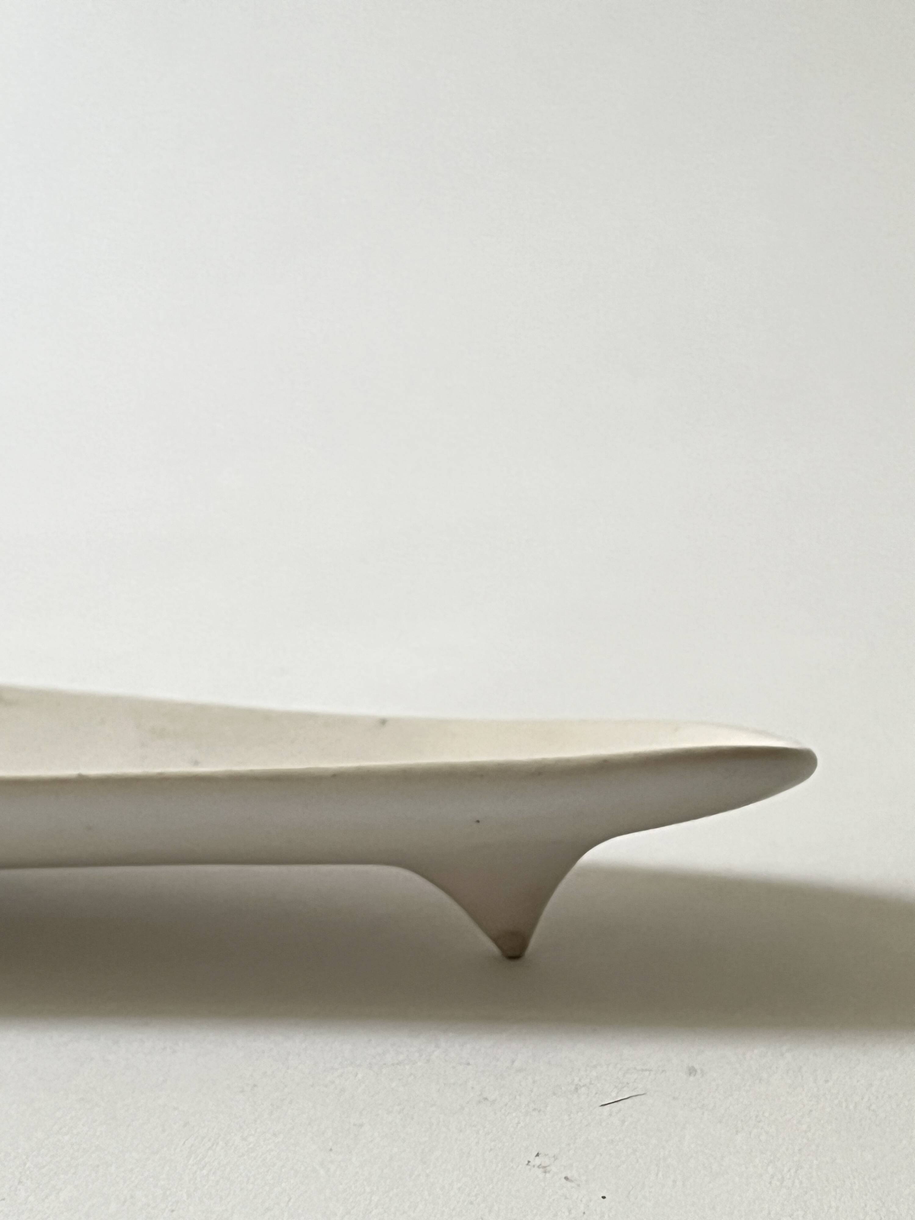 Ceramic pocket emptier signed Guy Rolland Marcy, France 1950