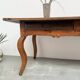 19th century walnut drapery table 2m1