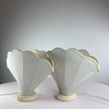 Pair of shell lamps 1970