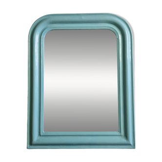 Miroir à poser vintage de style Louis Philippe rouge Tiffany 46 cm x 57 cm