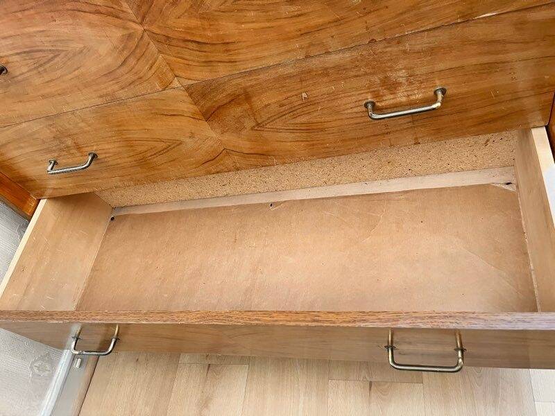 Vintage wooden chest of drawers – 3 large drawers