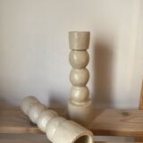 Duo totem candle holder