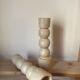 Duo bougeoir totem