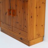 Scandinavian Pine Cabinet in the Style of Charlotte Perriand