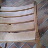 Tabouret bois clair miel