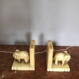 Pair of Herna elephant bookends