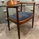 Scandinavian armchair in the style of Hans Wegner.