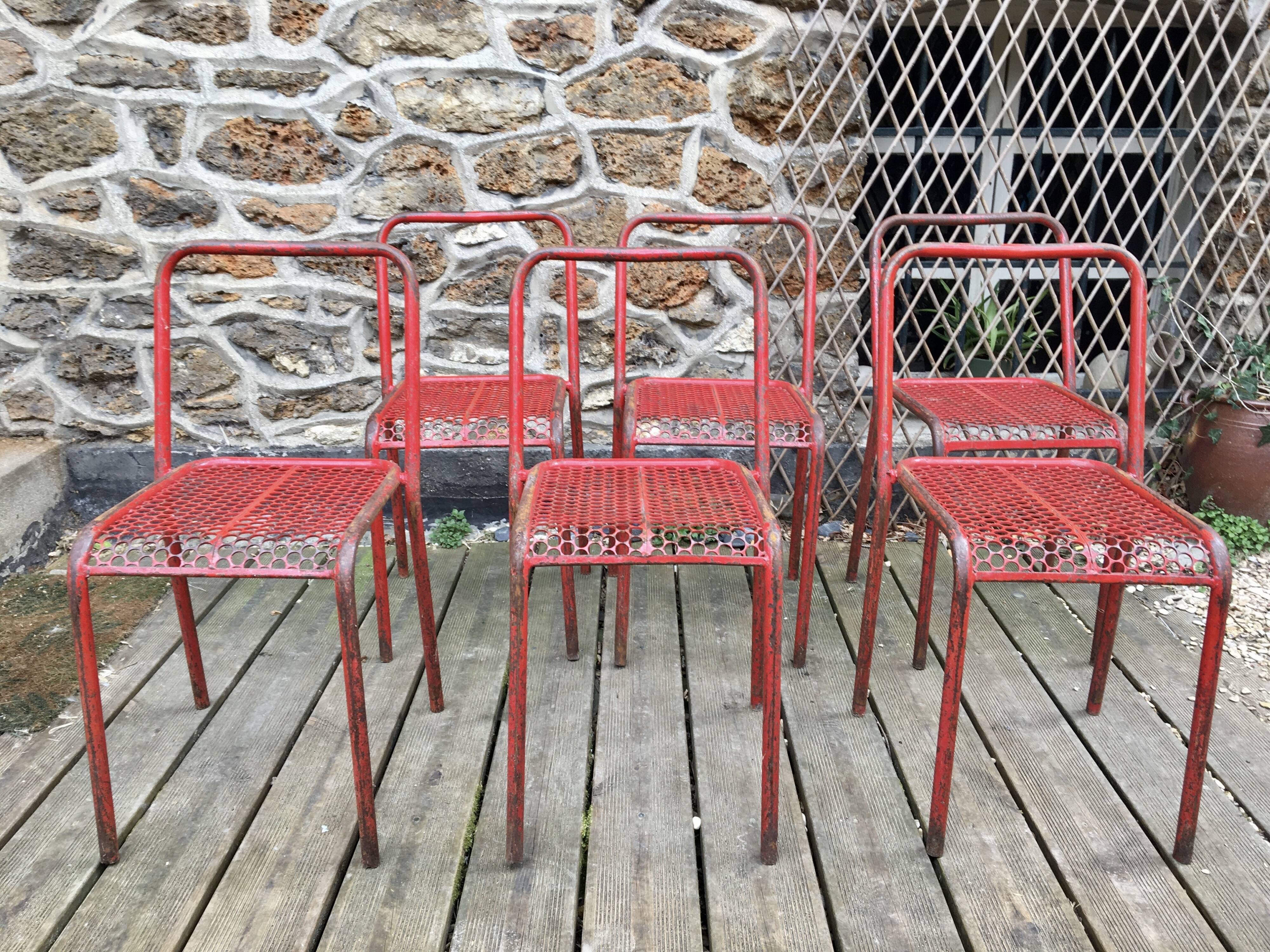 Lot chairs René Malaval