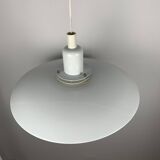 Large Danish AB BELID pendant lamp with handle, white, 1970/80