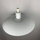 Large Danish AB BELID pendant lamp with handle, white, 1970/80