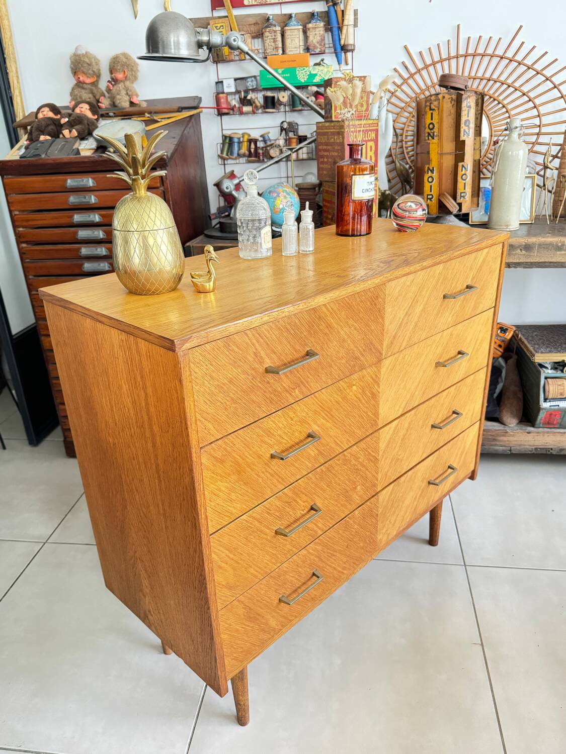Old vintage chest of drawers