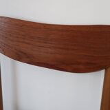 4 Scandinavian chairs skaï black