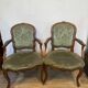 Fauteuils cabriolet Louis XV estampillé F. Raisin