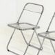 Set of 2 Plia folding chairs by Giancarlo Piretti for Anonima Castelli