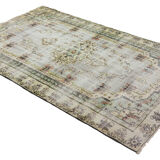 Anatolian handmade vintage rug 280 cm x 170 cm