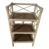 Rattan shelf
