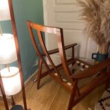 Scandinavian armchair in vintage teak