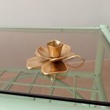 Vintage hand-to-hand flower candle holder 70s