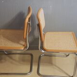 Pair of chairs Marcel Breuer B32 model cesca