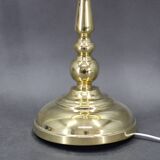 1960s  Pair of Large Brass Table Lamps by MS Belysnin, Denmark