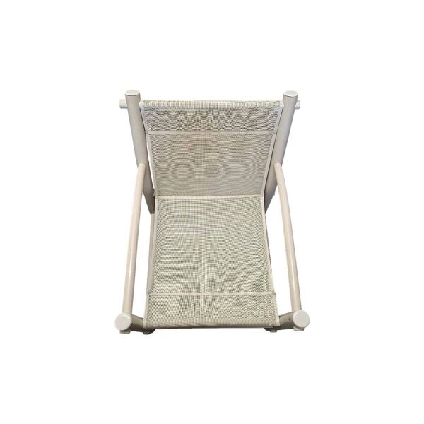 Chaise longue de jardin en PVC vintage, années 1970