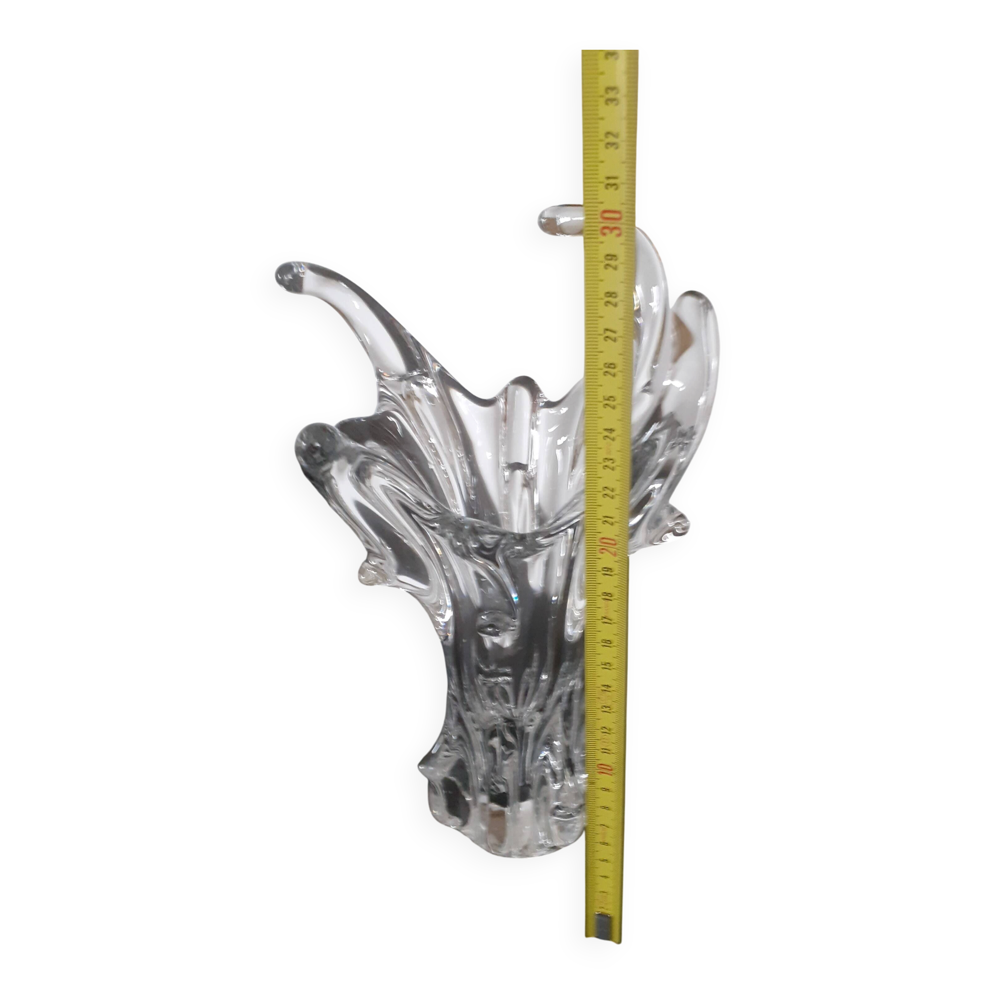 Vintage crystal vase