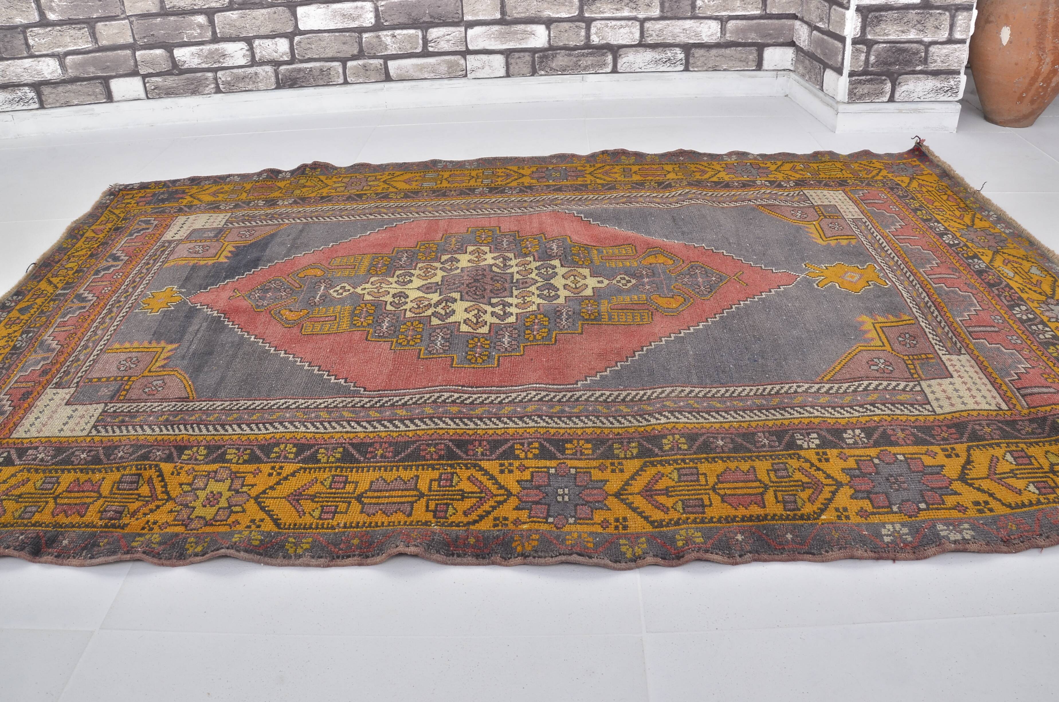 Oushak Handknotted Floor Carpet sku 2485